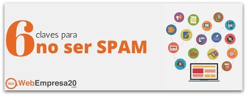como dejar de salir con el spam